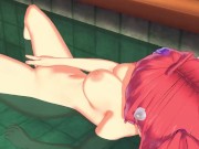 Vtuber Ironmouse fingers herself in the bathtub. 3D Hentai. 9/16