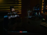 Exploring Cyberpunk 2077 street Gameplay Part 20 Meeting a princess 16/16