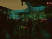 Exploring Cyberpunk 2077 street Gameplay Part 20 Meeting a princess 9/16