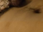 【足コキ】【足交】年下彼女に網タイツでヌルヌルローション足コキされる 13/16