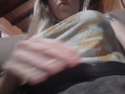 masturbation on sofa when watching tv 1/16