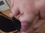 Anal sex and blowjob in a big and tight ass. 1/16