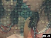 Watch this cutie take off her white cotton panties to masturbate 5/16