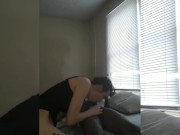 WE SNEAK AWAY FROM EVERYBODY TO FUCK (TRYING TO BE QUIET) DICK HER DOWN 12/16