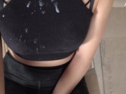 хозяйка квартиры пришла за сексом обкончал лицо и волосы 16/16