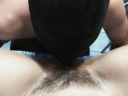 ОТЛИЗАЛ ВОЛОСАТУЮ КИСКУ, ТРАХНУЛ И КОНЧИЛ МНОГО СПЕРМЫ НА ВОЛОСАТУЮ ПИЗДУ 1/16