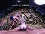 Genshin Impact - Mona & Fischl Moolight Orgy [UNCENSORED VR HENTAI R-18 MMD] 13/16