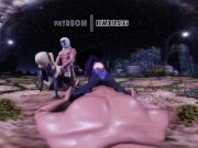 Genshin Impact - Mona & Fischl Moolight Orgy [UNCENSORED VR HENTAI R-18 MMD] 3/16