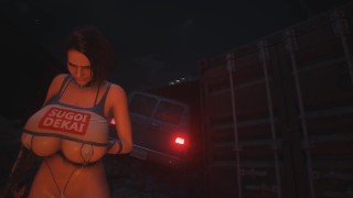 Huge Breast Games - Girl with big huge boobs and bikini in the zombie world | Porno game -  RedTube