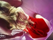 girl was fucked hard by daddy and got a creampie - Mia Fire 6/16