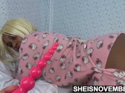 Playing With My StepFather, Black StepDaughter Msnovember Booty Hole And Pussy Touched and Spread On Sheisnovember 2/16