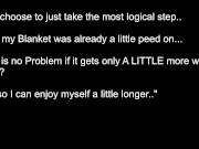 Saras Adventures 8.4 - Desperate masturbation piss and all over blanket makes me cum 6/16