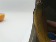 Fruit Finger Fuck | Orange juicy love | Secret Masturbation Part 1 15/16