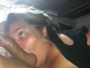 Mi novia me la chupa y me masturba con sus tetas enormes 12/16