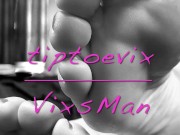 MILF STRIPS PANTIES ANKLES CUFFED FEET TEASED & POKED 1/16