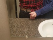 Couldnt wait for him to undress, so I jerked him off in his work clothes. 11/16