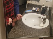 Couldnt wait for him to undress, so I jerked him off in his work clothes. 7/16