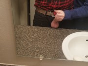 Couldnt wait for him to undress, so I jerked him off in his work clothes. 9/16