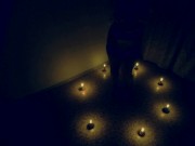 Summoned a demon, and she turned out to be a prostitute. fucked her and cum in mouth 1/16