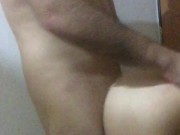 Cogiendo parados pareja real latina de rico culo follando en el baño sexo real amateur mex 15/16