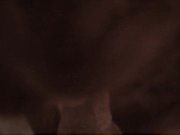 Slim brunette sucking my big cock pov with cum in mouth 16/16