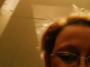 Playing with my pussy in Public Restroom 9/16