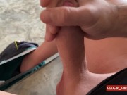 PART 1 - Pervert flashing naive delivery woman and she helps out 5/16