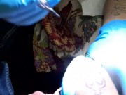 She tattooing my cock, so meet TattwoD  12/16