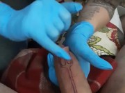 She tattooing my cock, so meet TattwoD  16/16