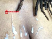 Ebony makes BBC cum Twice 16/16