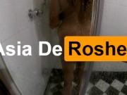 Sneaking on sexy indian girl having shower after work - Asia De Roshell 5/16