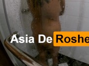 Sneaking on sexy indian girl having shower after work - Asia De Roshell 7/16