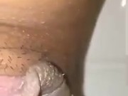 Ebony gives out golden rain nasty 7/16