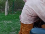 Primer dogging de mi esposa en parque público 10/16