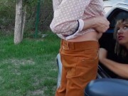 Primer dogging de mi esposa en parque público 9/16