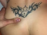 First time Anal creampie for hot blonde 11/16