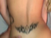 First time Anal creampie for hot blonde 7/16