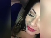 Sexy bbw gets facial from bbc and wipes cum on snoring white boyfriend(snippet from new vid) 10/16