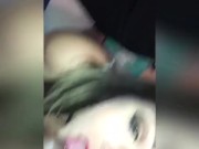 Sexy bbw gets facial from bbc and wipes cum on snoring white boyfriend(snippet from new vid) 7/16