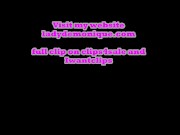 LADY DEMONIQUE: PEEHOLE PLAY WITH LONG NAILS - PEEHOLE INSERTION- 16/16