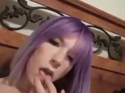 Marie Jane Hentai cosplay girl masturbation, insane orgasm with ass and titty play 7/16