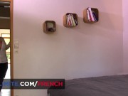 Busty big tits blonde and brunette fuck a guy in a cabin 8/16