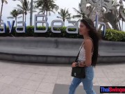 Asian amateur teen hottie went for coffee and then for a hard fuck 1/16