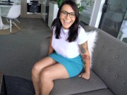 Chasey devil Ass fucked and huge cumshot to the face while waiting for husband to come home 1/16