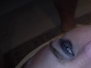 Dutch girl gets an eye facial cum in both eyes 4/16
