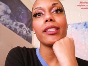 Ebony Giantess Toilet Worship for Tiny Ass Slave 1/16