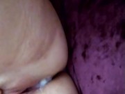 Naughty girl playing with creampie to get off 4/16