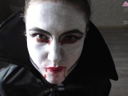 Vampire Girl Passionate Sucks Big Cock to Cum In Mouth 15/16