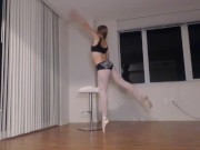 Blonde Ballet Dancer Gets Topless & Dances on CamSoda  2/16