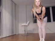 Blonde Ballet Dancer Gets Topless & Dances on CamSoda  4/16